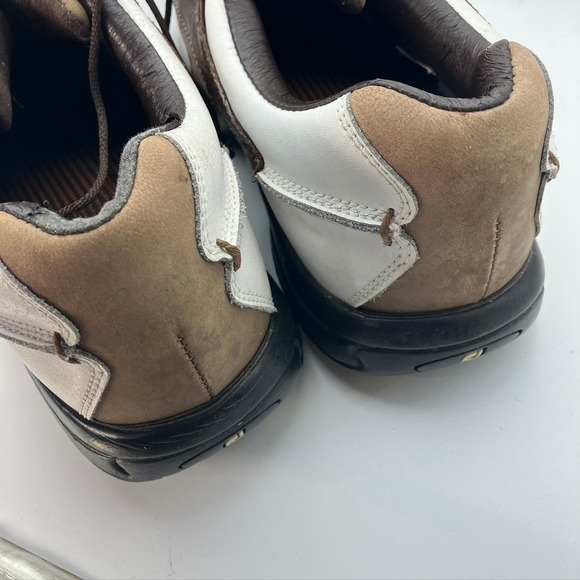 FootJoy Mens Golf Shoes Size 10M Leather Classic‎ Comfort White Brown - Picture 7 of 15